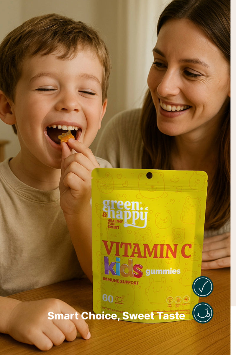 Kids Immune Support: Vitamin C & Zinc Gummies