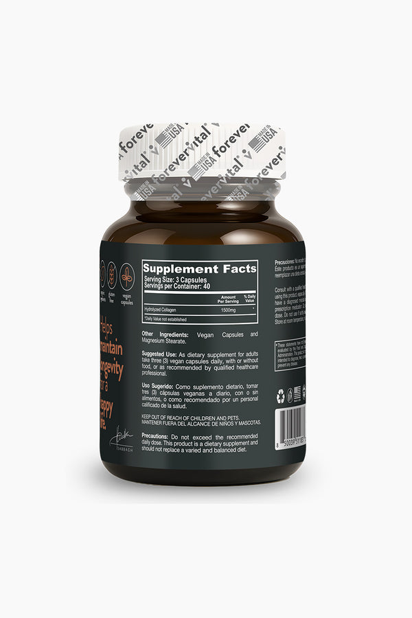 Forevervital Hydrolyzed Collagen 1500mg - Imagen 2