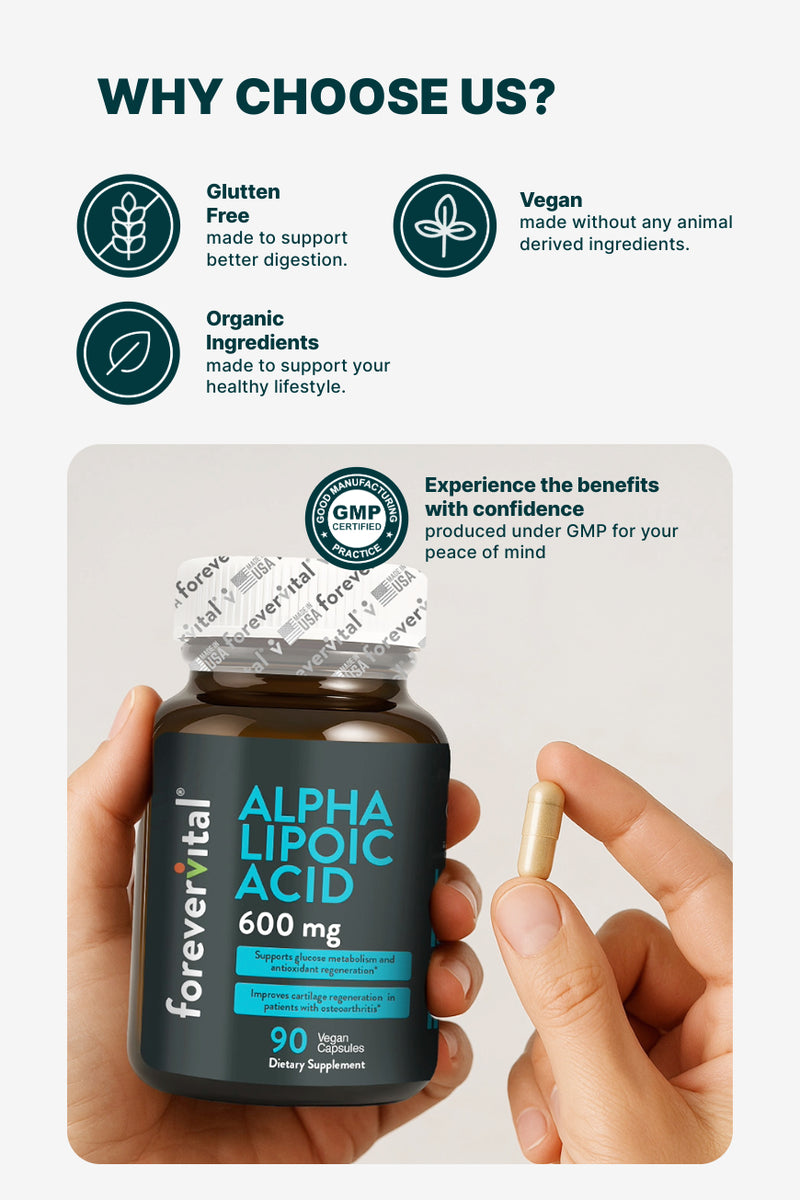 Forevervital Alpha Lipoic Acid 600mg