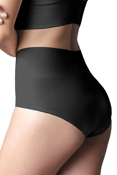 Seamless Control Panty with Double-Layer Waist